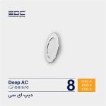 پنل سقفی توکار 8 وات دیپ خط دار EDC - Image 2