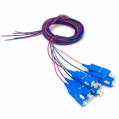 پیگتیل فیبر نوری مدل رنگی SC-UPC SM 1.5m